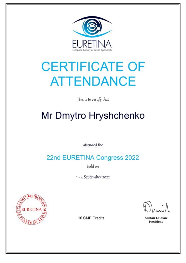 Certificate of Attendance (Copy 3)